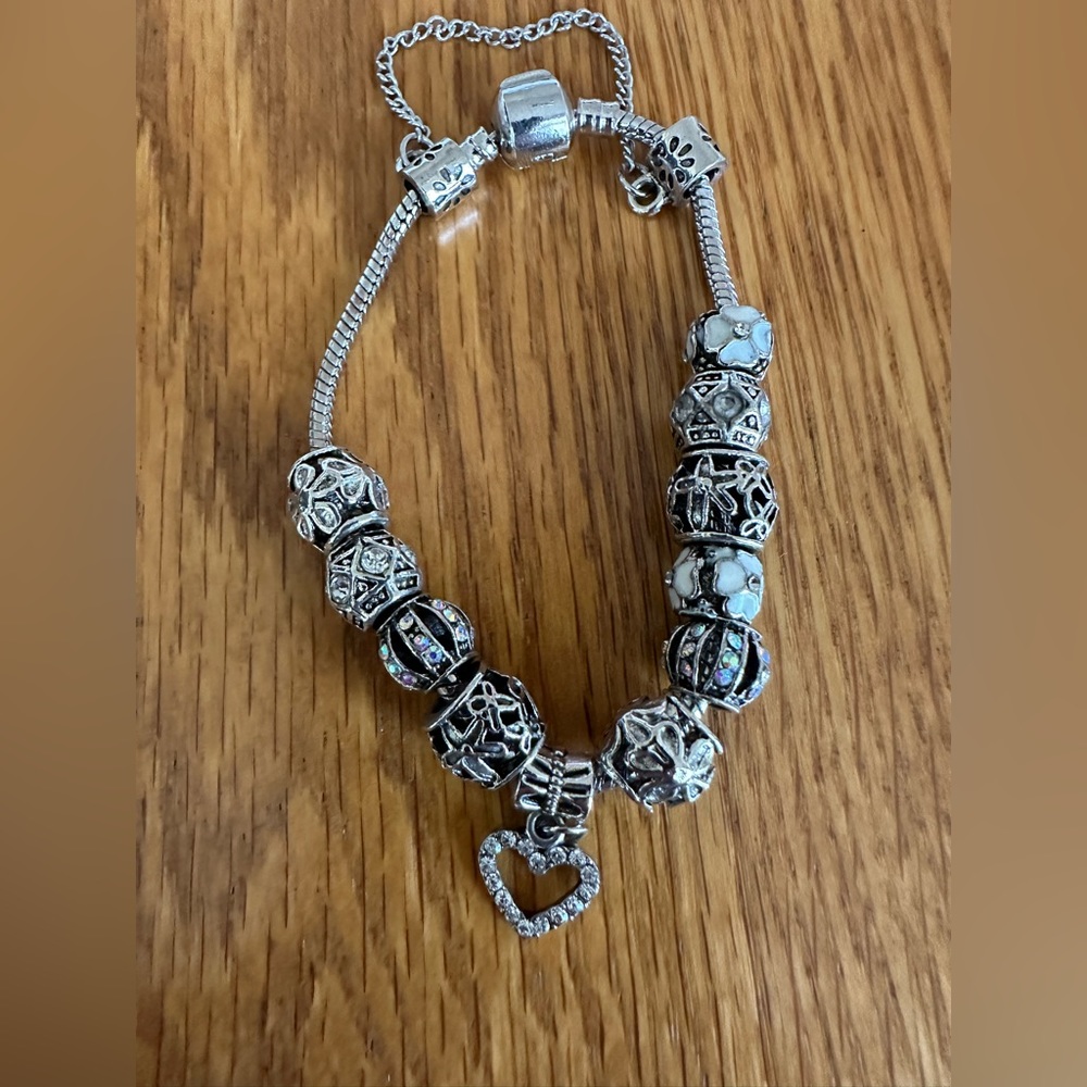 Bracelet with individual beads.